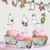 Muffinsformar Ljusblå/Grön Mumin
