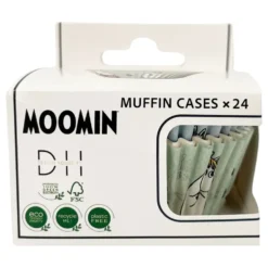 Muffinsformar Ljusblå/Grön Mumin