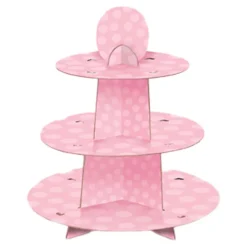 Muffinsställ Baby Shower Rosa