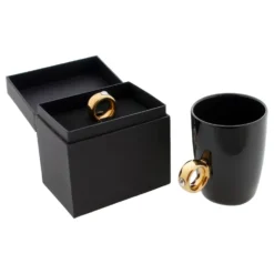 Mugg med Guldring