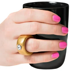 Mugg med Guldring
