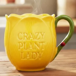 Mugg Tulpan Crazy Plant Lady