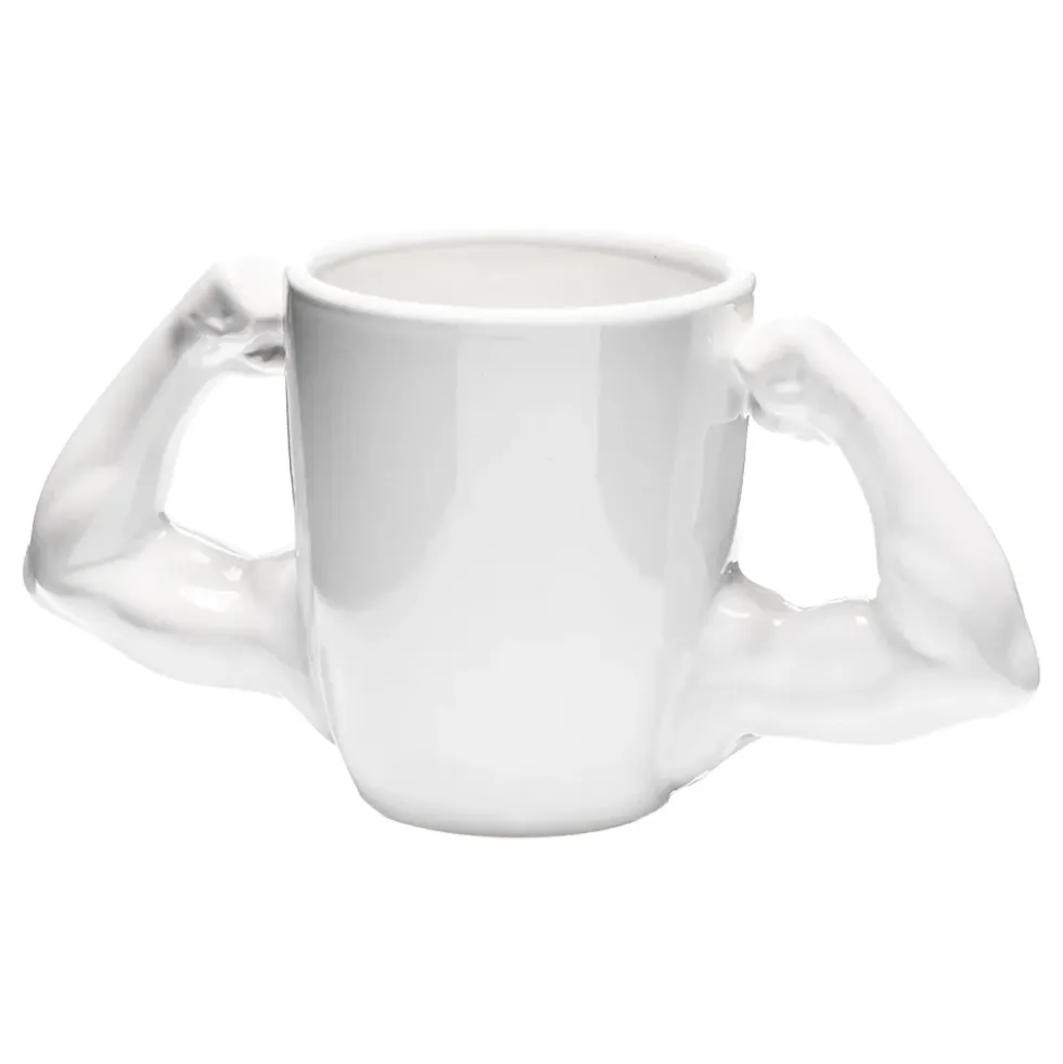 Muskelmugg Vit