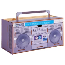 Mustard Boom Box Skrivbordsorganisatör