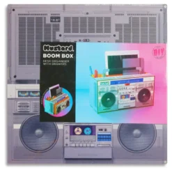 Mustard Boom Box Skrivbordsorganisatör