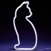 Mustard LED-lampa Katt Neon