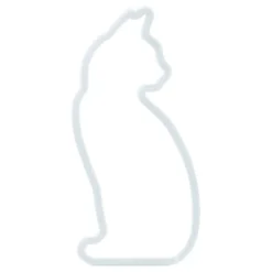 Mustard LED-lampa Katt Neon