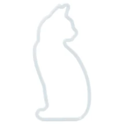Mustard LED-lampa Katt Neon