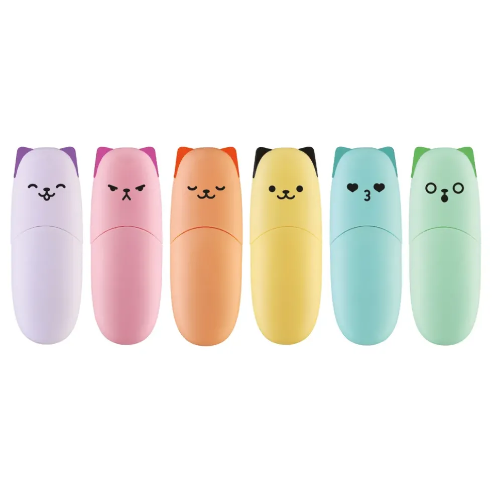 Mustard Överstrykningspenna Kitty Cats Pastell