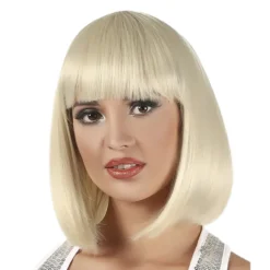 Naturlig Blond Kort Peruk
