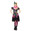 Neon Clown Klänning Maskeraddräkt