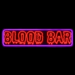 Neonskylt Blood Bar