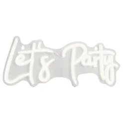 Neonskylt Let's Party