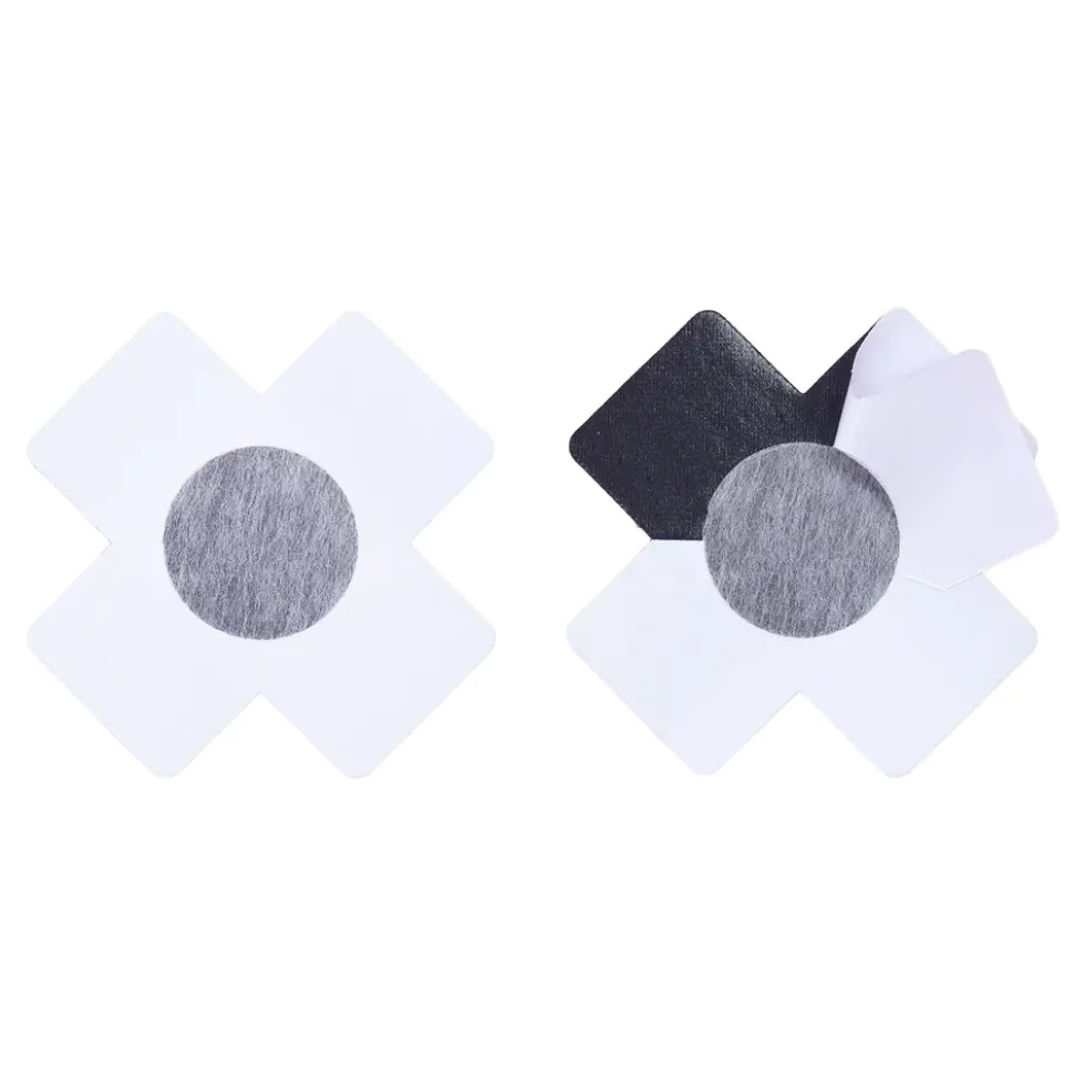 Nipple Covers Kors Svarta Glitter