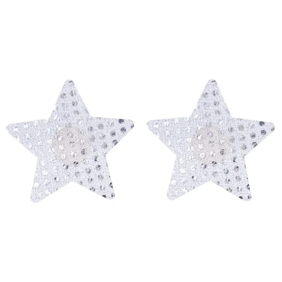 Nipple Covers Stjärnor Silver