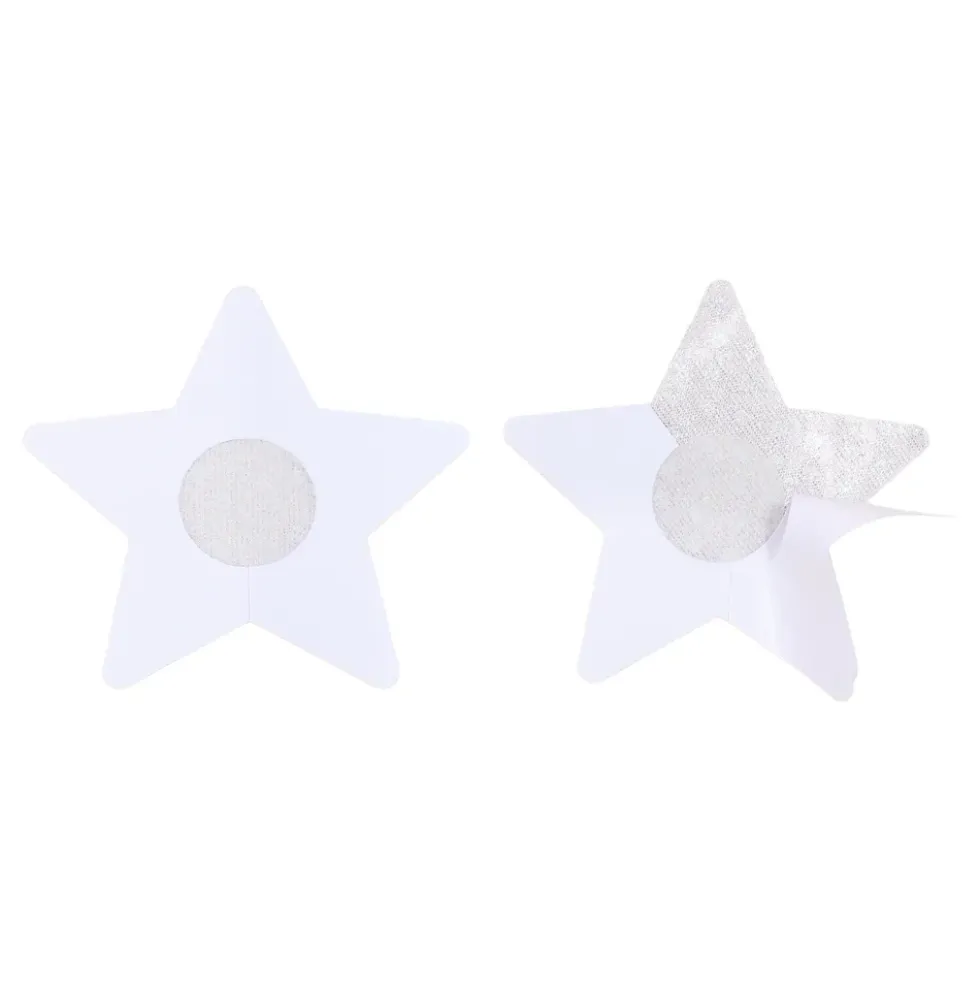 Nipple Covers Stjärnor Silver