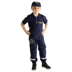 Norsk Polis Barn Maskeraddräkt