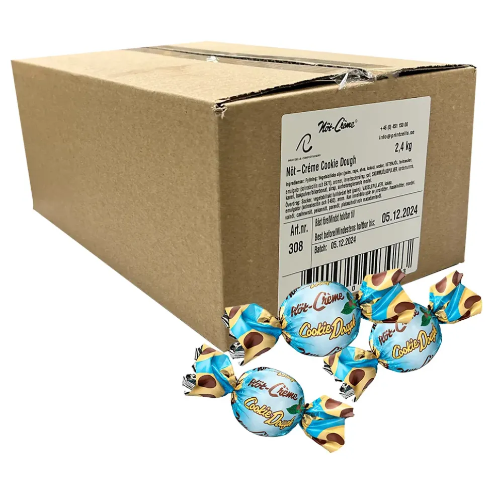 Nöt-Créme Cookie Dough Pralin Storpack