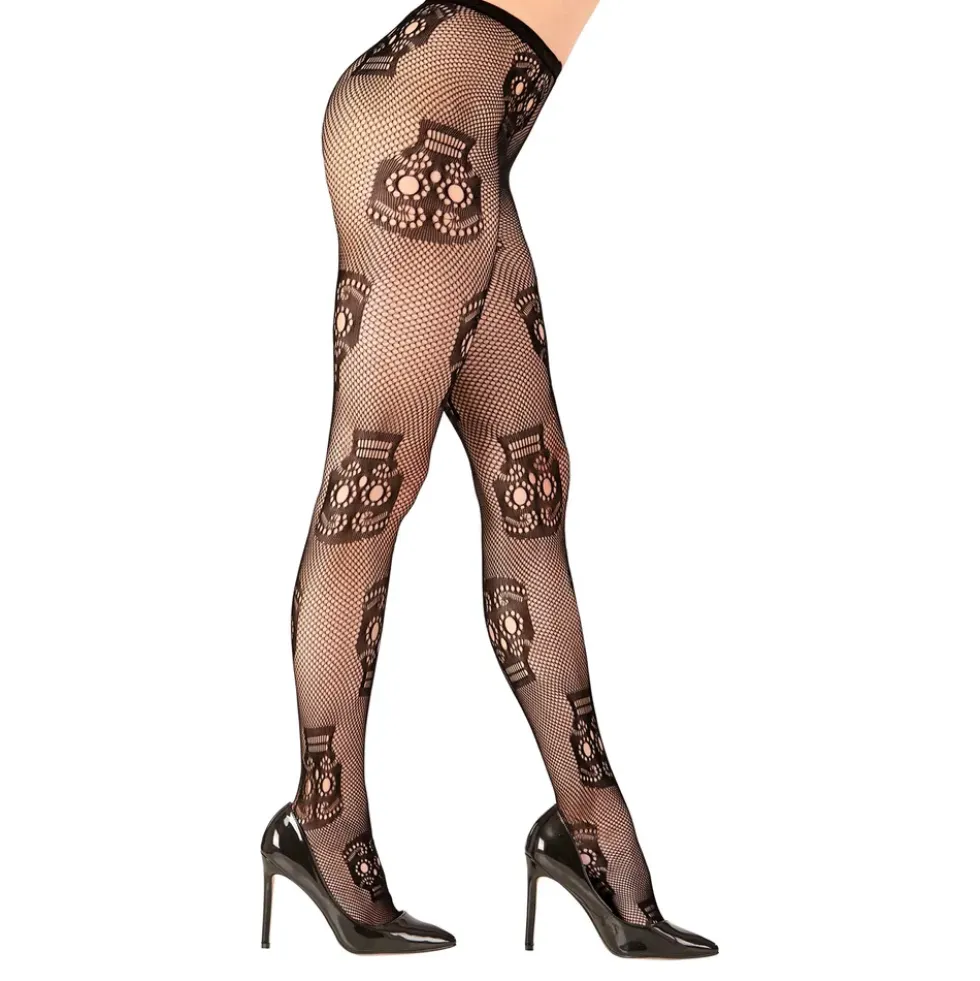 Nätstrumpbyxor Day of the Dead