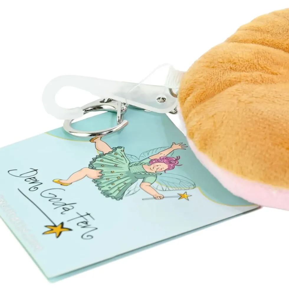 Nyckelring Donut Rosa