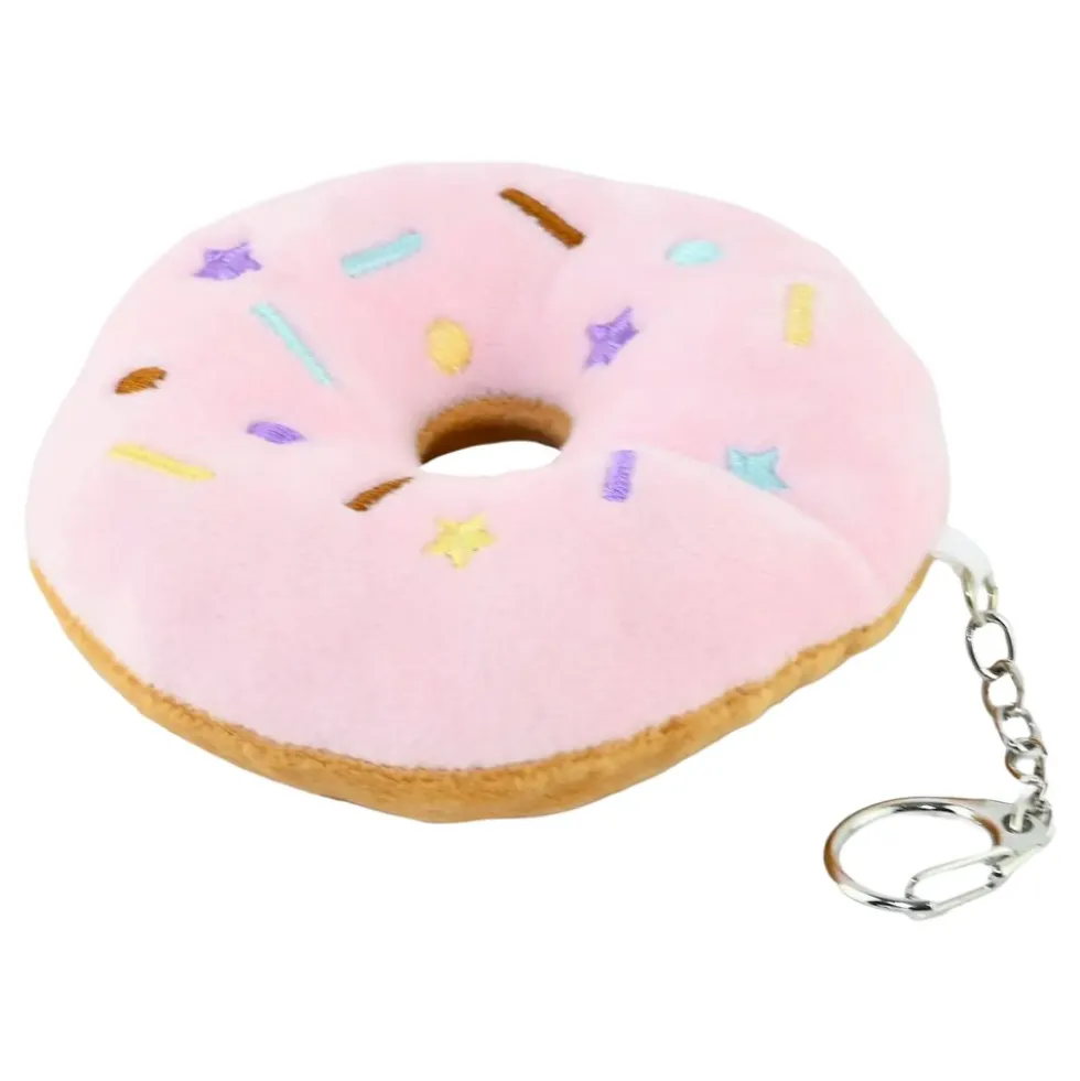 Nyckelring Donut Rosa