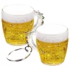 Nyckelring Ölglas