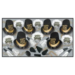 Nyårskit Happy New Year Guld