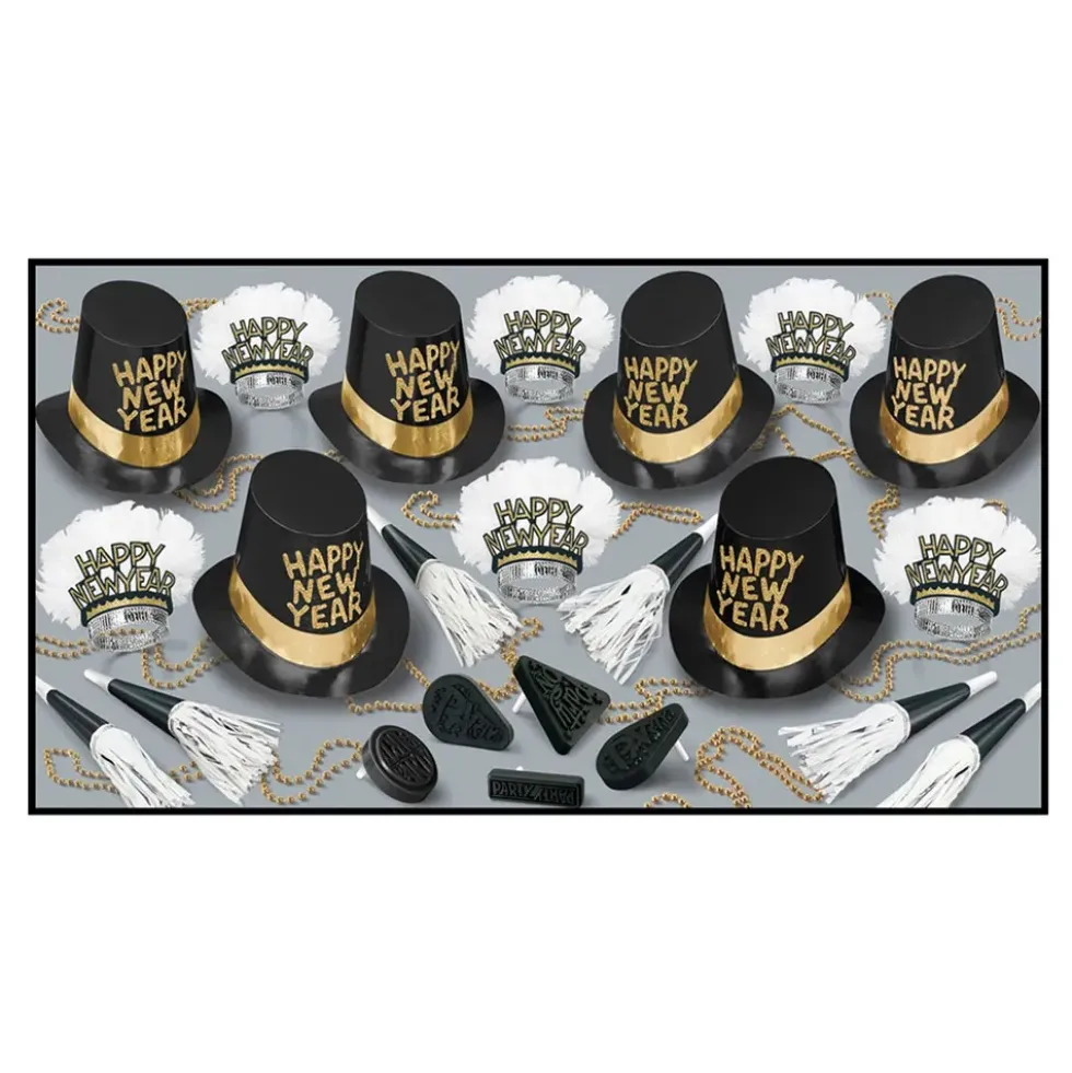 Nyårskit Happy New Year Guld
