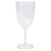 Okrossbart Vinglas i Plast Bubbles