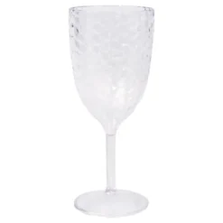 Okrossbart Vinglas i Plast Bubbles