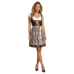 Oktoberfest Dirndl Jula Brun Deluxe Maskeraddräkt