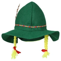 Oktoberfest Hatt med Flätor