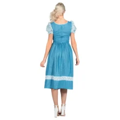 Oktoberfest Klänning Blå Maskeraddräkt