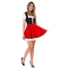 Oktoberfestklänning Dirndl Röd