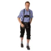 Oktoberfest Lederhosen Deluxe Svarta
