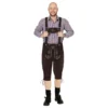 Oktoberfest Lederhosen Mörkbrun
