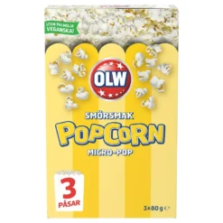 OLW Micropopcorn Smörsmak