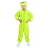 Onesie Grön Björn Barn Maskeraddräkt