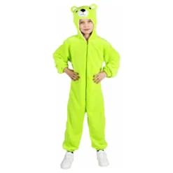 Onesie Grön Björn Barn Maskeraddräkt