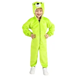 Onesie Grön Björn Bebis Maskeraddräkt