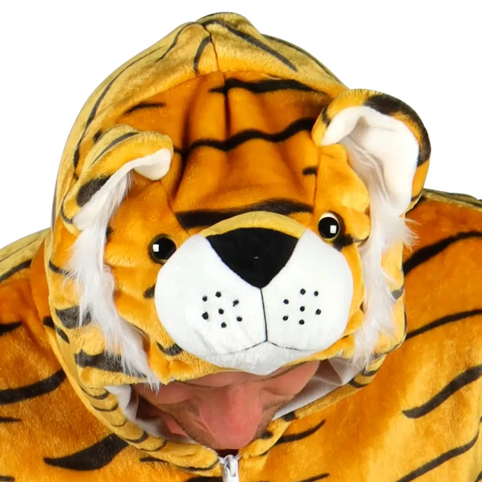 Onesie Tiger Maskeraddräkt
