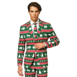 OppoSuits Festive Green Kostym
