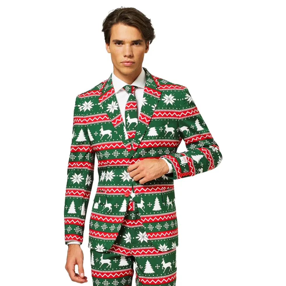 OppoSuits Festive Green Kostym