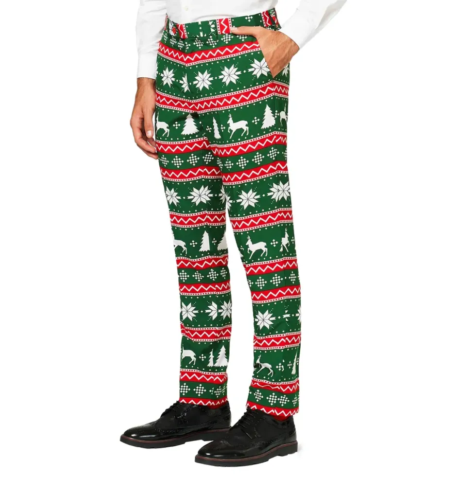 OppoSuits Festive Green Kostym