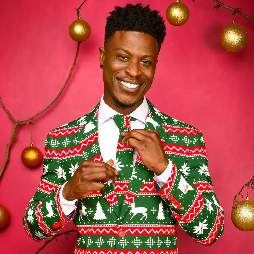 OppoSuits Festive Green Kostym