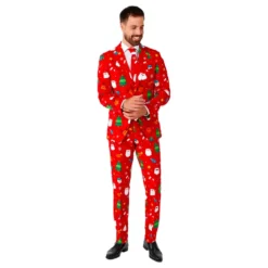OppoSuits Festivity Red Kostym