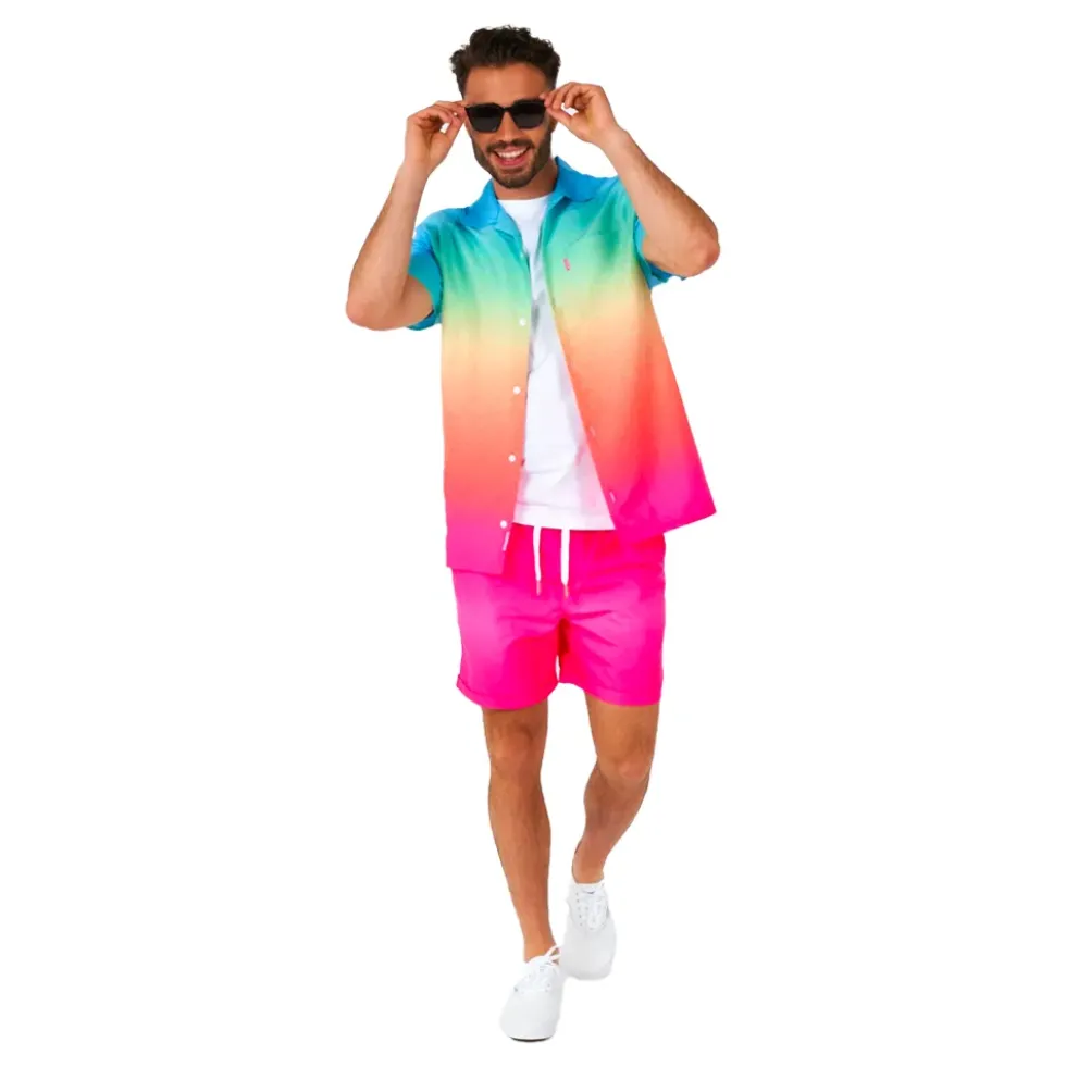 OppoSuits Funky Fade Shorts Kostym