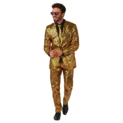 OppoSuits Golden Geo Star Kostym