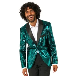 OppoSuits Paljettkavaj Briliant Grön