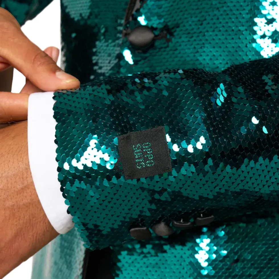 OppoSuits Paljettkavaj Briliant Grön